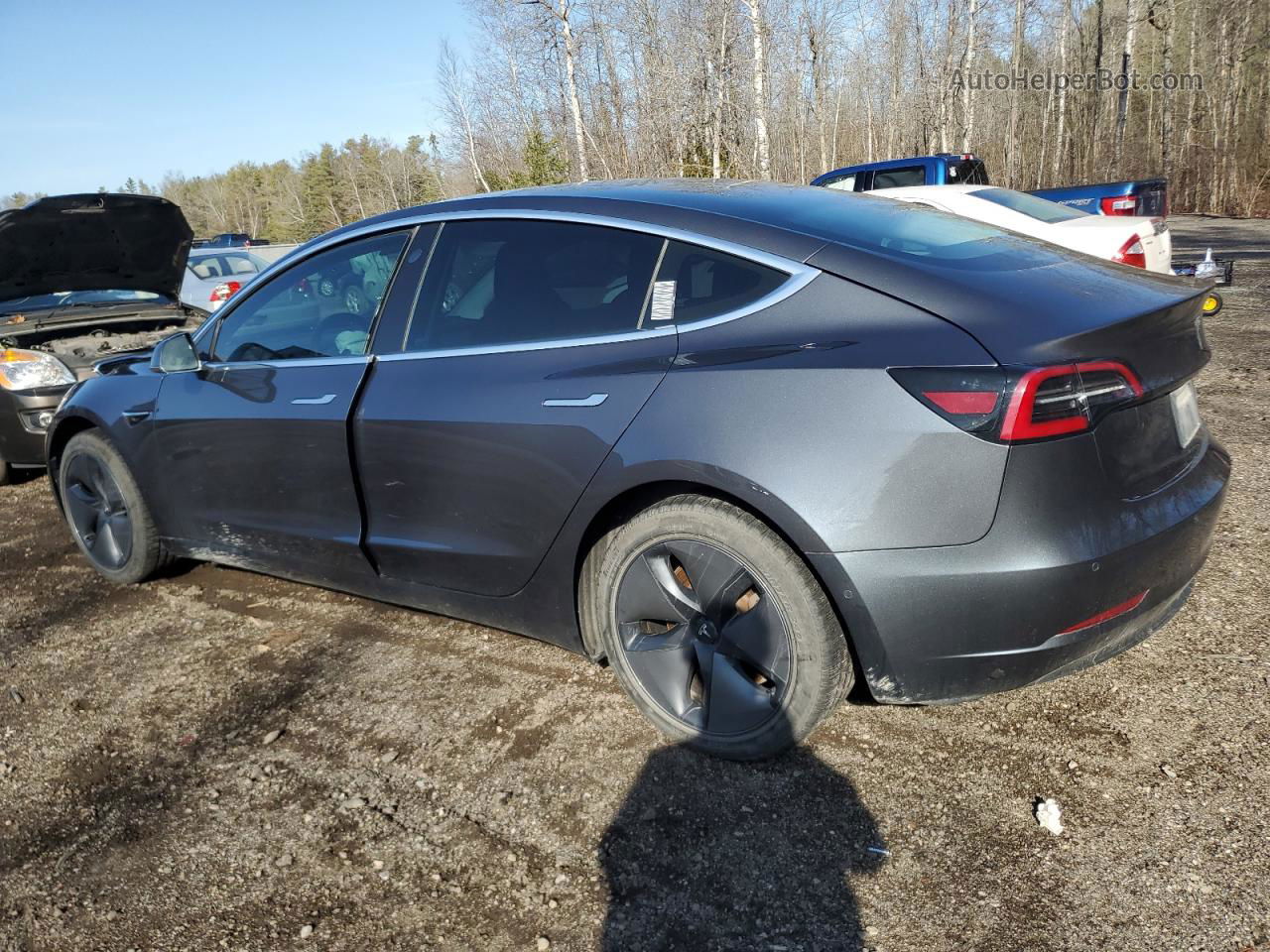 2019 Tesla Model 3  Blue vin: 5YJ3E1EA5KF414241