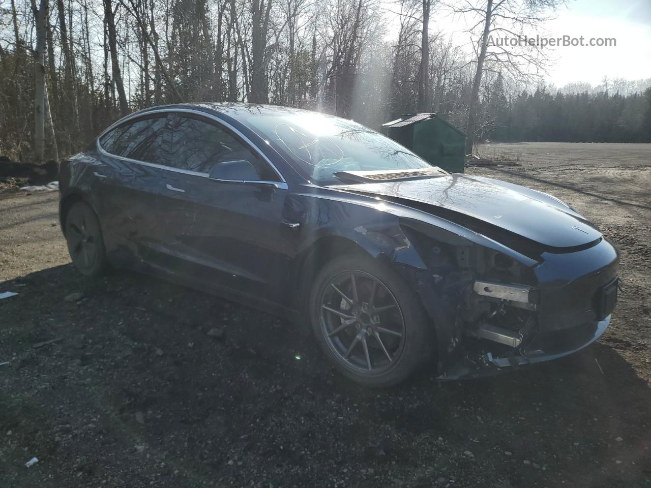 2019 Tesla Model 3  Blue vin: 5YJ3E1EA5KF414241