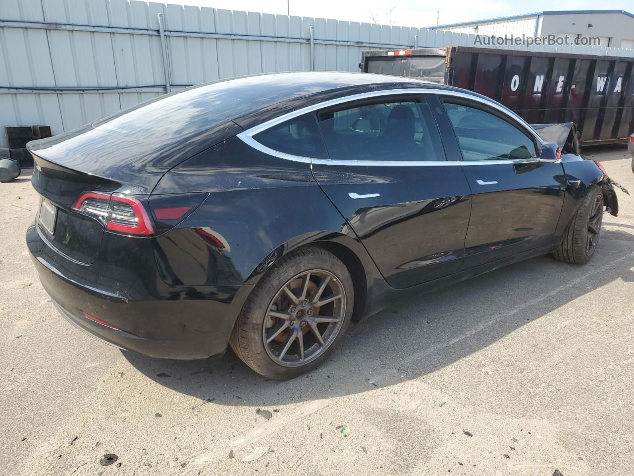 2019 Tesla Model 3  Black vin: 5YJ3E1EA5KF415809