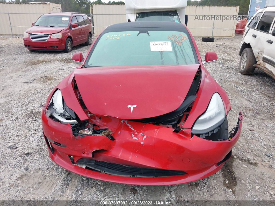 2019 Tesla Model 3 Range Red vin: 5YJ3E1EA5KF428382