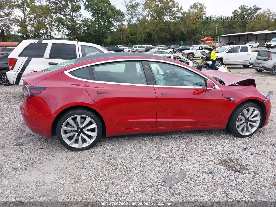 2019 Tesla Model 3 Range Red vin: 5YJ3E1EA5KF428382