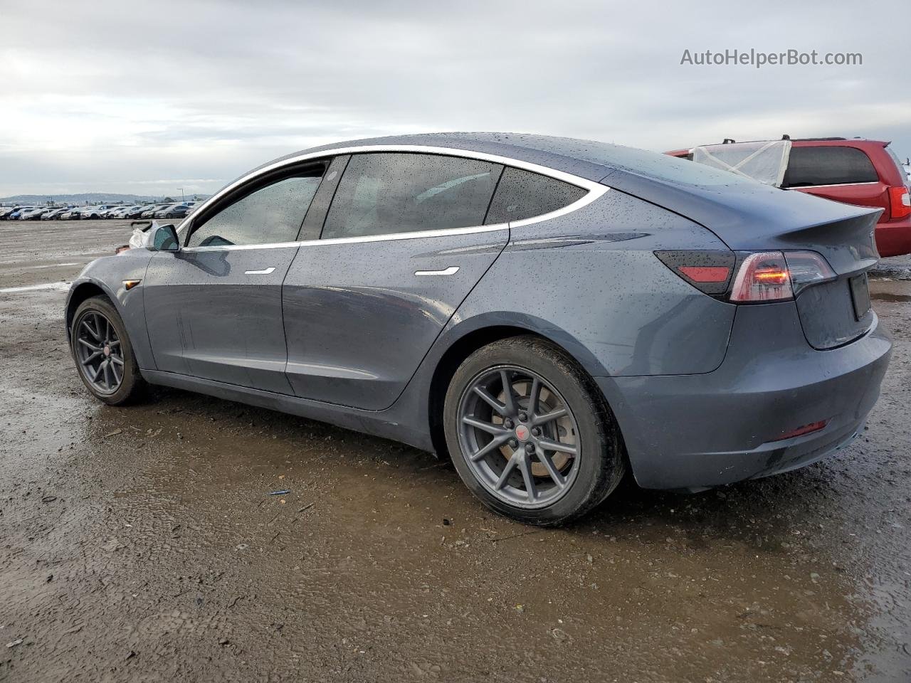 2019 Tesla Model 3  Gray vin: 5YJ3E1EA5KF482832