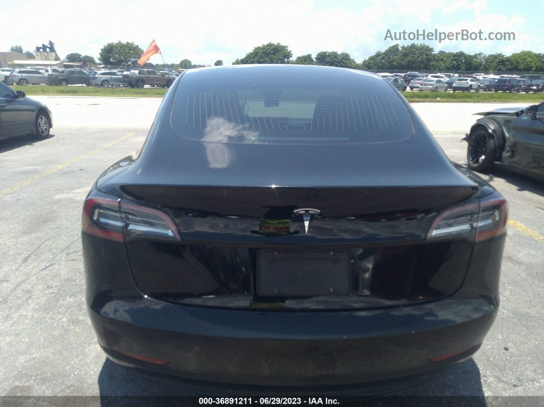 2020 Tesla Model 3 Standard Range Black vin: 5YJ3E1EA5LF504281