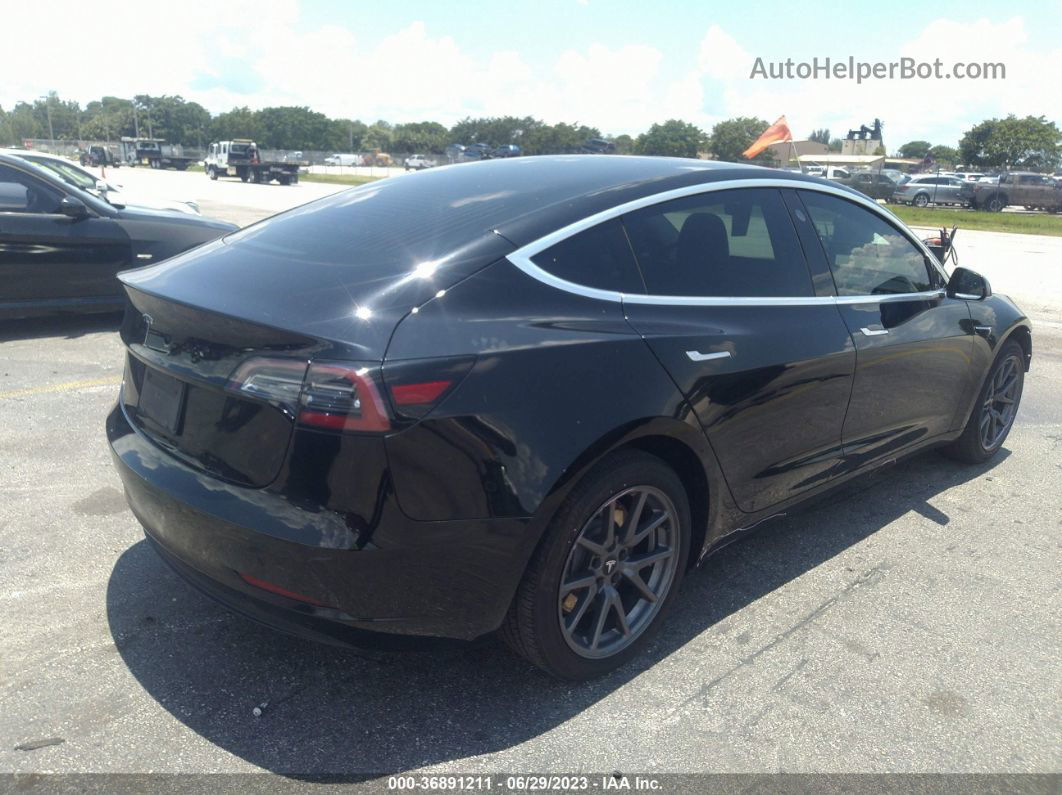 2020 Tesla Model 3 Standard Range Black vin: 5YJ3E1EA5LF504281