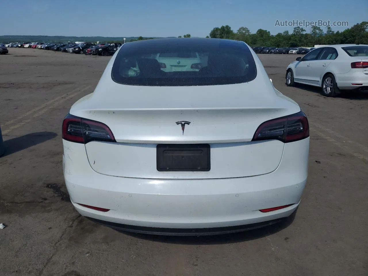 2020 Tesla Model 3  Белый vin: 5YJ3E1EA5LF590465