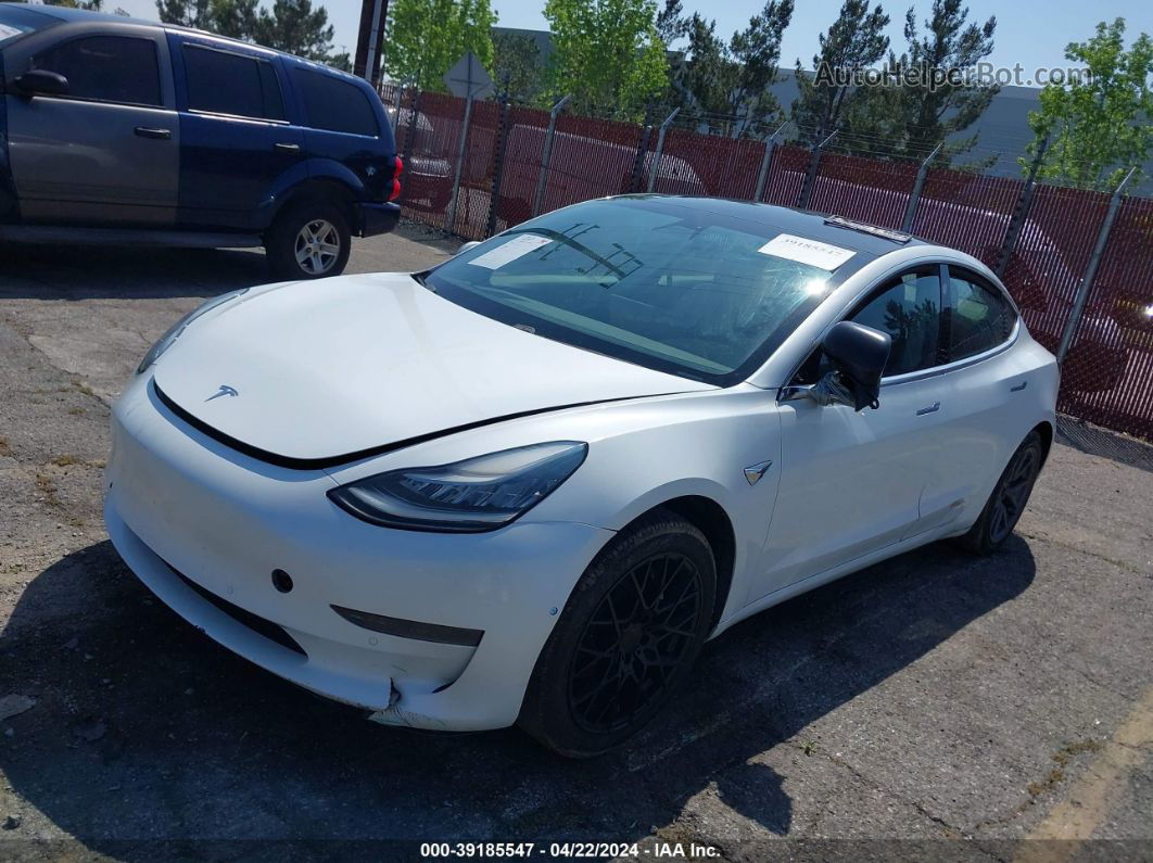 2020 Tesla Model 3 Standard Range Plus Rear-wheel Drive/standard Range Rear-wheel Drive White vin: 5YJ3E1EA5LF590577