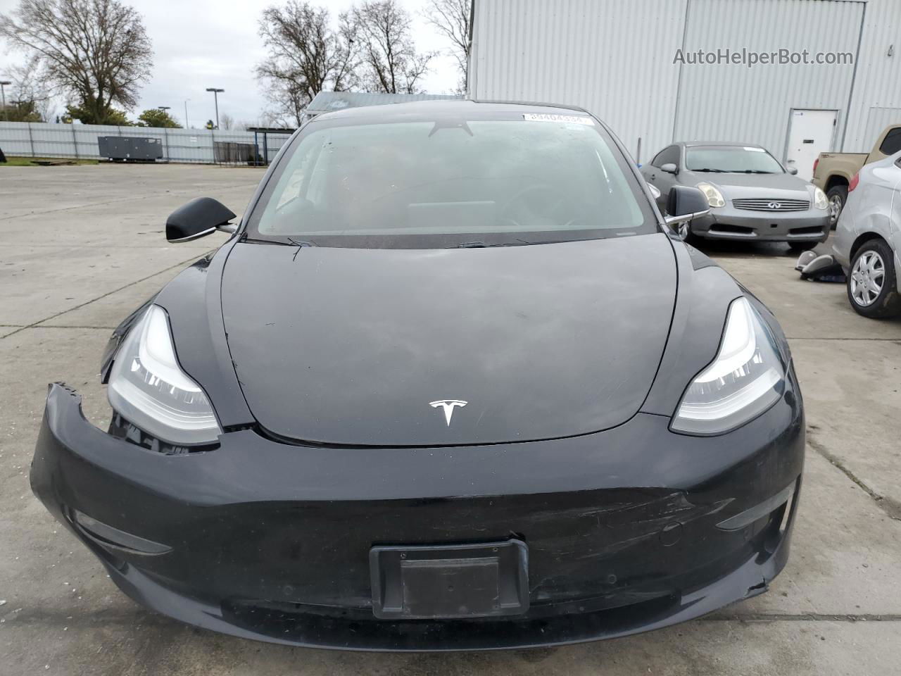 2020 Tesla Model 3  Black vin: 5YJ3E1EA5LF606308