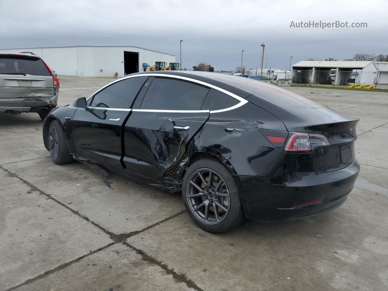 2020 Tesla Model 3  Black vin: 5YJ3E1EA5LF606308