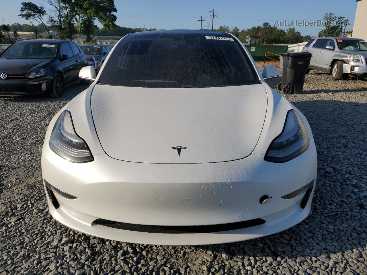 2020 Tesla Model 3  Белый vin: 5YJ3E1EA5LF612643