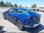 2020 Tesla Model 3 Standard Range Plus Rear-wheel Drive/standard Range Rear-wheel Drive Blue vin: 5YJ3E1EA5LF613369