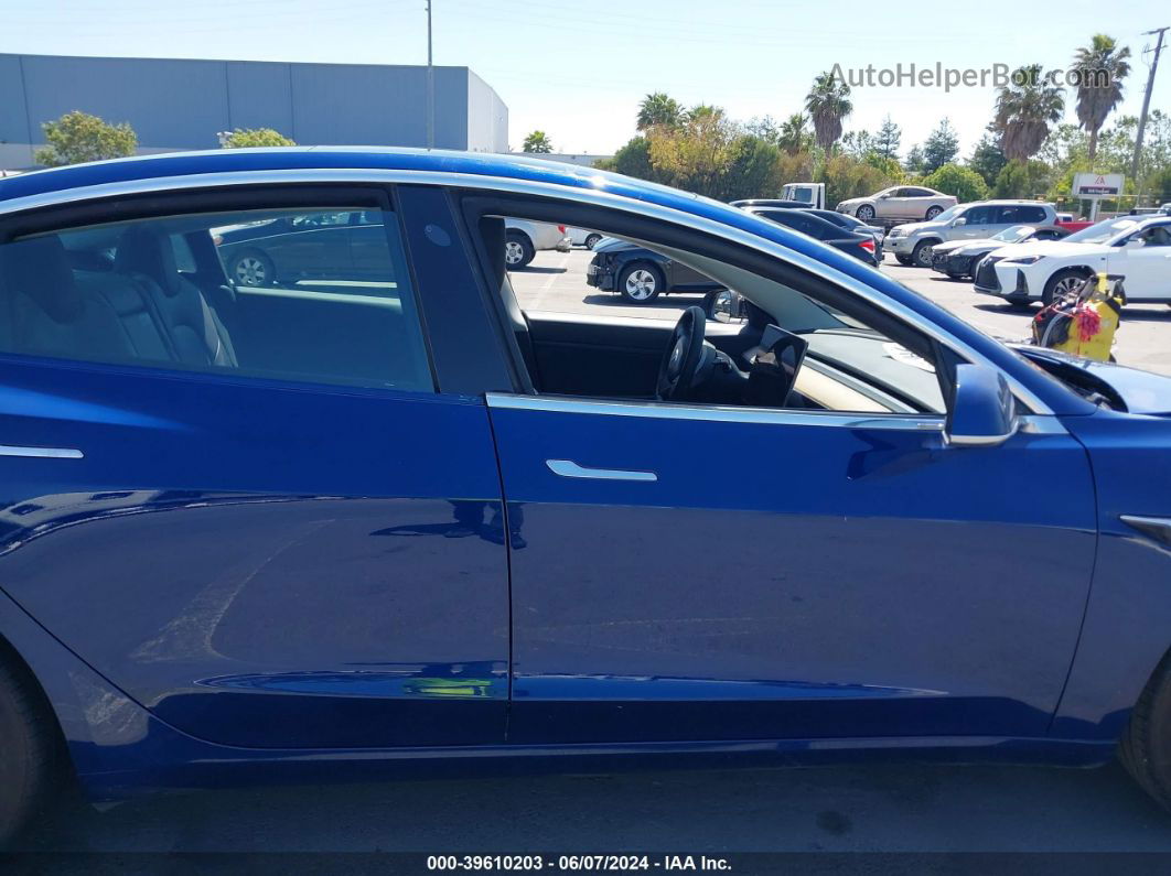 2020 Tesla Model 3 Standard Range Plus Rear-wheel Drive/standard Range Rear-wheel Drive Синий vin: 5YJ3E1EA5LF613369