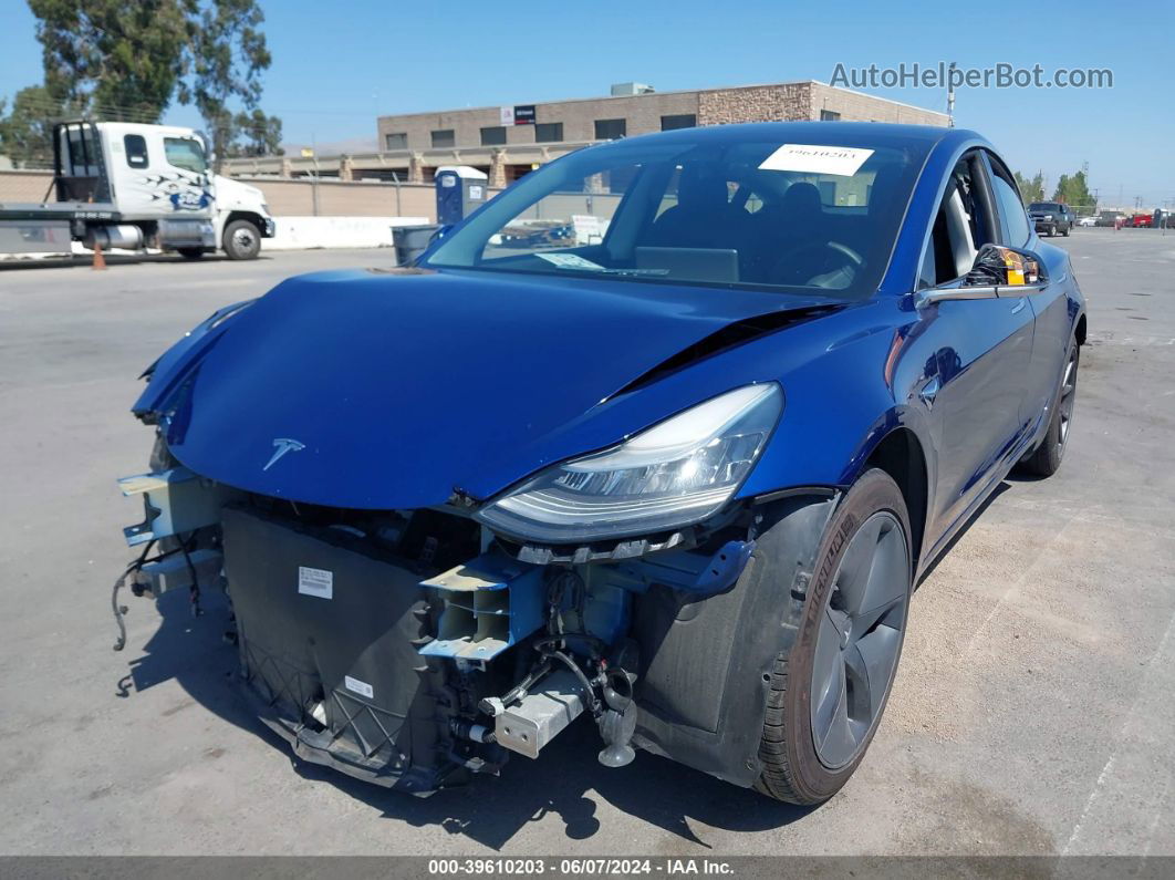 2020 Tesla Model 3 Standard Range Plus Rear-wheel Drive/standard Range Rear-wheel Drive Синий vin: 5YJ3E1EA5LF613369