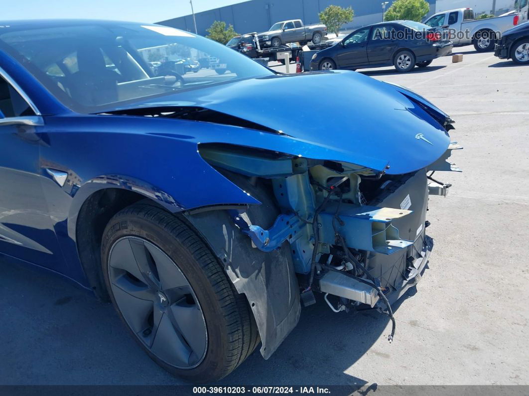 2020 Tesla Model 3 Standard Range Plus Rear-wheel Drive/standard Range Rear-wheel Drive Blue vin: 5YJ3E1EA5LF613369