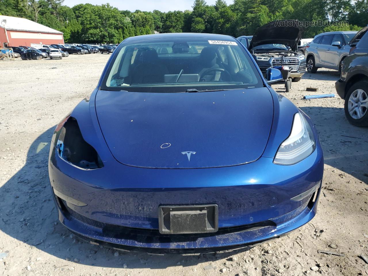 2020 Tesla Model 3  Blue vin: 5YJ3E1EA5LF631080