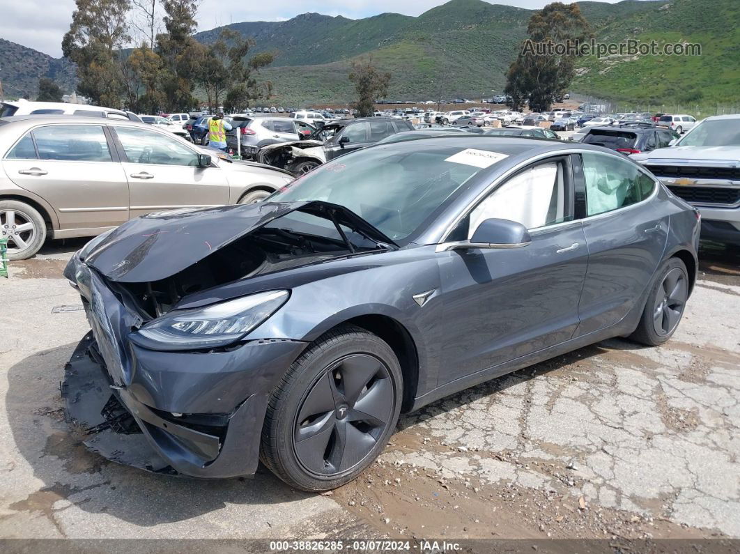 2020 Tesla Model 3 Standard Range Plus Rear-wheel Drive/standard Range Rear-wheel Drive Gray vin: 5YJ3E1EA5LF644332