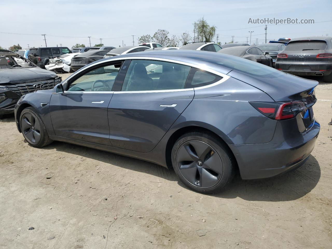 2020 Tesla Model 3  Gray vin: 5YJ3E1EA5LF644332