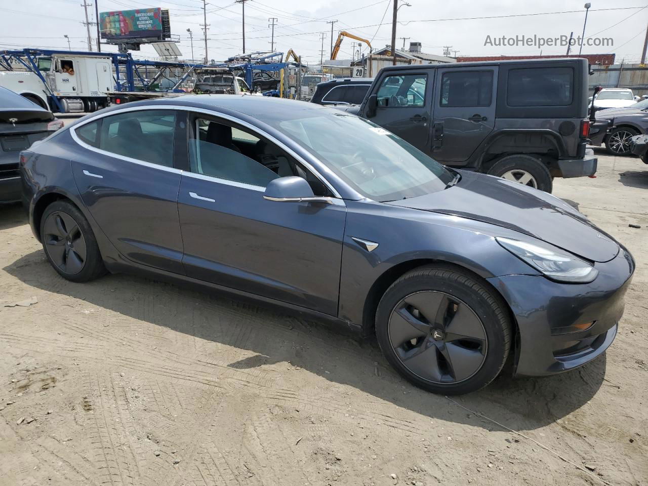 2020 Tesla Model 3  Gray vin: 5YJ3E1EA5LF644332