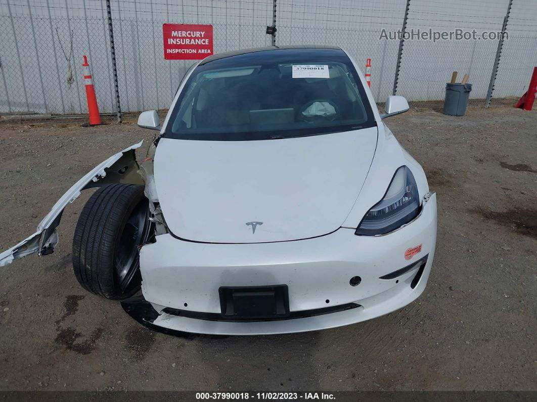 2020 Tesla Model 3 Standard Range Plus Rear-wheel Drive/standard Range Rear-wheel Drive White vin: 5YJ3E1EA5LF644847