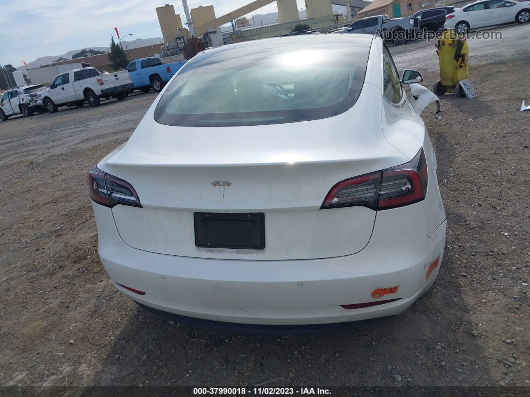 2020 Tesla Model 3 Standard Range Plus Rear-wheel Drive/standard Range Rear-wheel Drive White vin: 5YJ3E1EA5LF644847