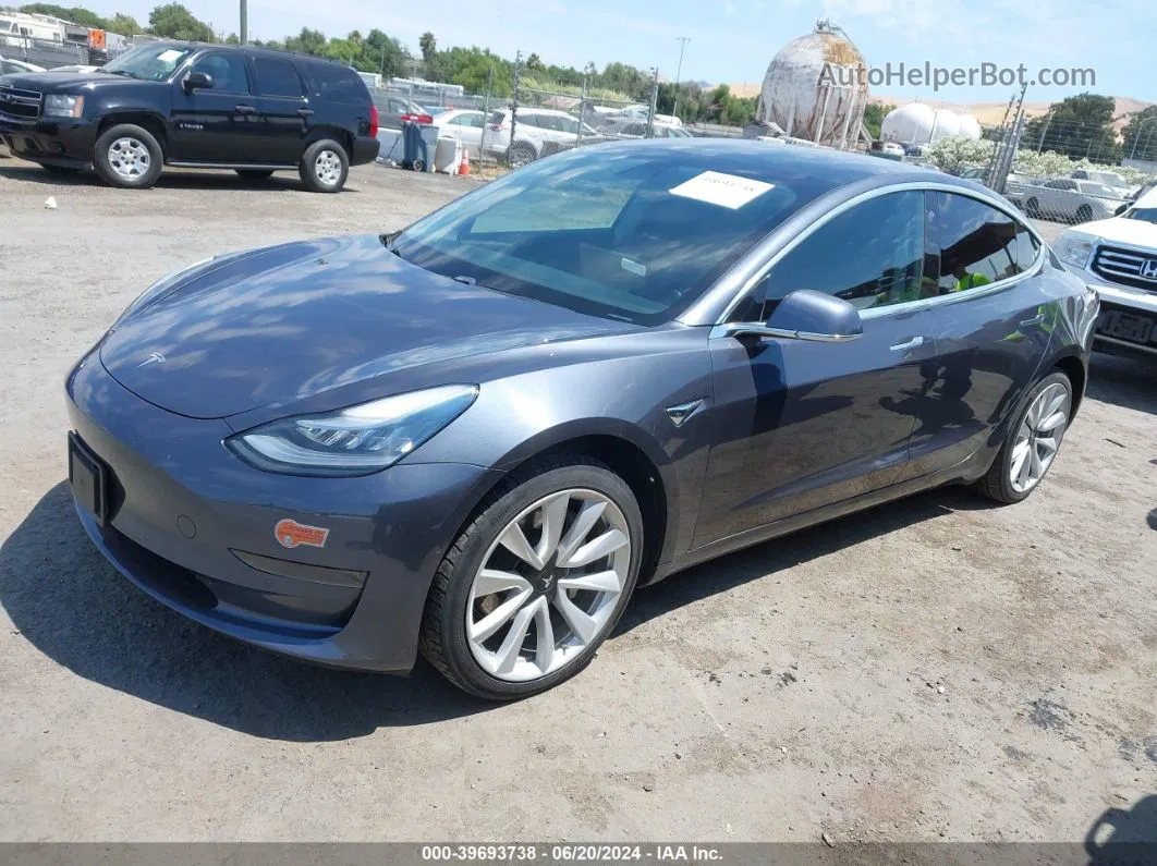 2020 Tesla Model 3 Standard Range Plus Rear-wheel Drive/standard Range Rear-wheel Drive Gray vin: 5YJ3E1EA5LF645738