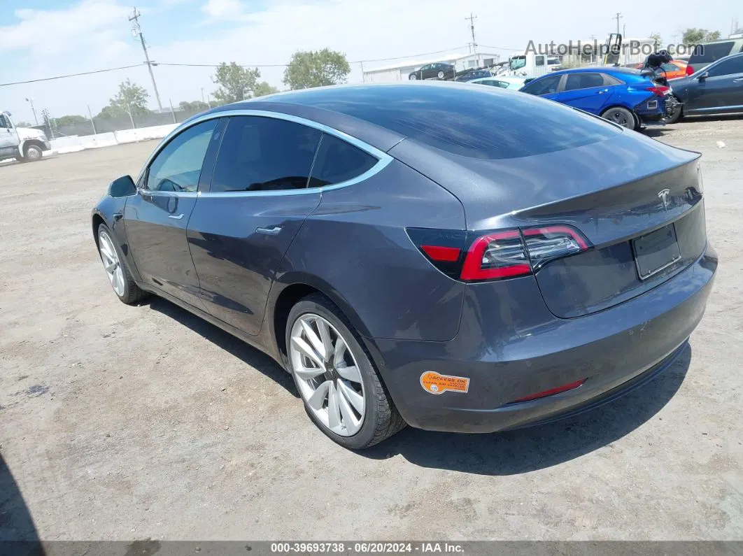 2020 Tesla Model 3 Standard Range Plus Rear-wheel Drive/standard Range Rear-wheel Drive Gray vin: 5YJ3E1EA5LF645738