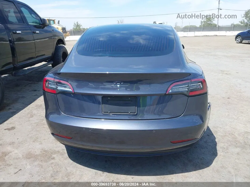 2020 Tesla Model 3 Standard Range Plus Rear-wheel Drive/standard Range Rear-wheel Drive Gray vin: 5YJ3E1EA5LF645738