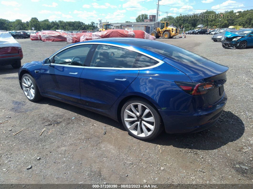 2020 Tesla Model 3 Standard Range Темно-синий vin: 5YJ3E1EA5LF737979