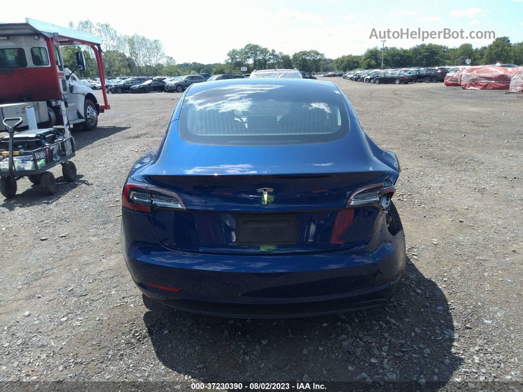 2020 Tesla Model 3 Standard Range Темно-синий vin: 5YJ3E1EA5LF737979