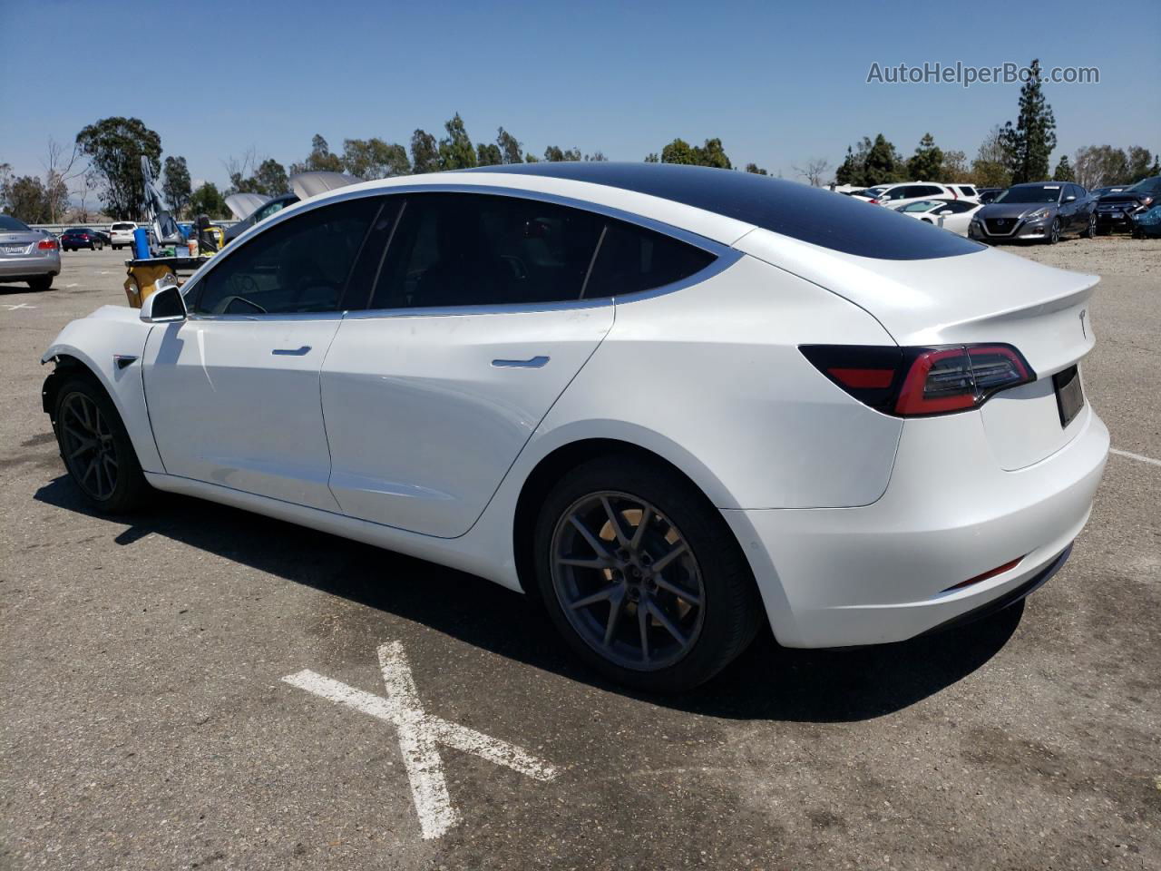 2020 Tesla Model 3  White vin: 5YJ3E1EA5LF740364