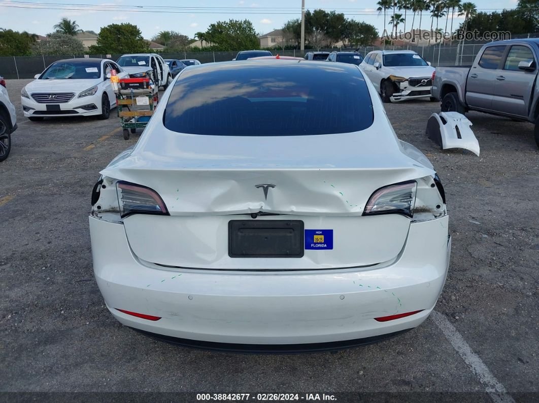 2020 Tesla Model 3 Standard Range Plus Rear-wheel Drive/standard Range Rear-wheel Drive White vin: 5YJ3E1EA5LF785725