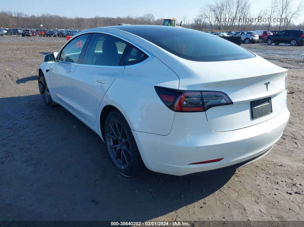 2020 Tesla Model 3 Standard Range Plus Rear-wheel Drive/standard Range Rear-wheel Drive White vin: 5YJ3E1EA5LF792805