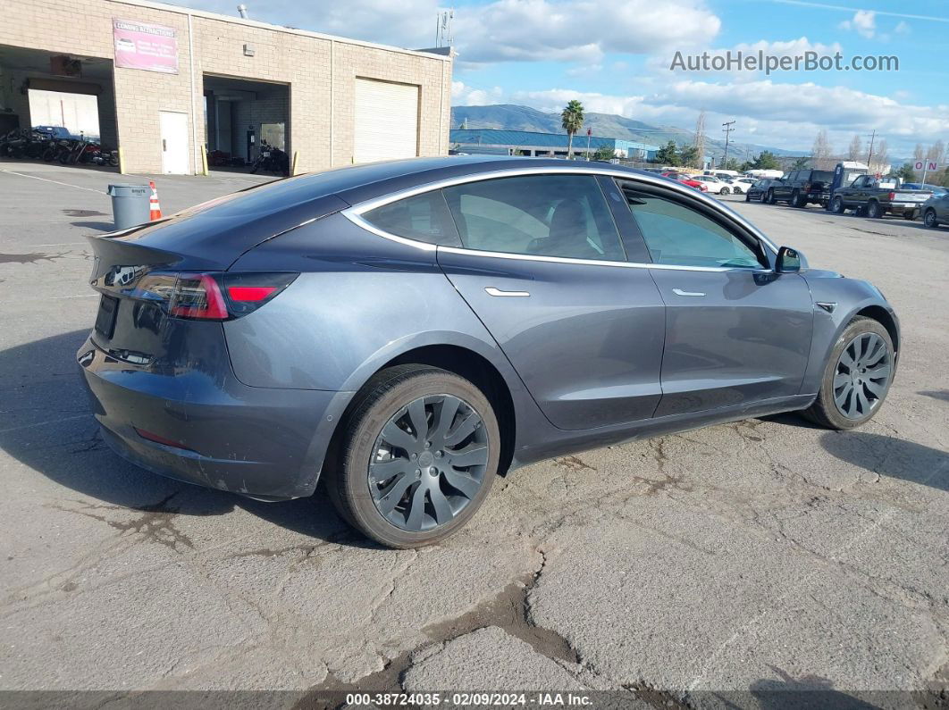 2020 Tesla Model 3 Standard Range Plus Rear-wheel Drive/standard Range Rear-wheel Drive Gray vin: 5YJ3E1EA5LF796739