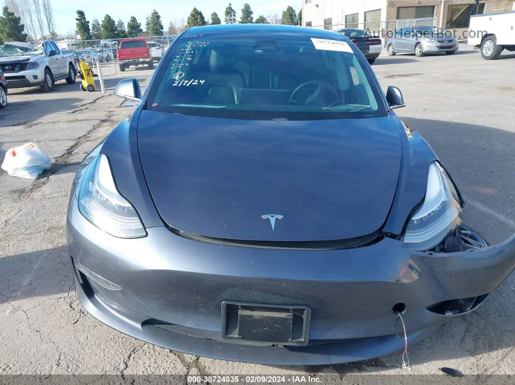 2020 Tesla Model 3 Standard Range Plus Rear-wheel Drive/standard Range Rear-wheel Drive Gray vin: 5YJ3E1EA5LF796739