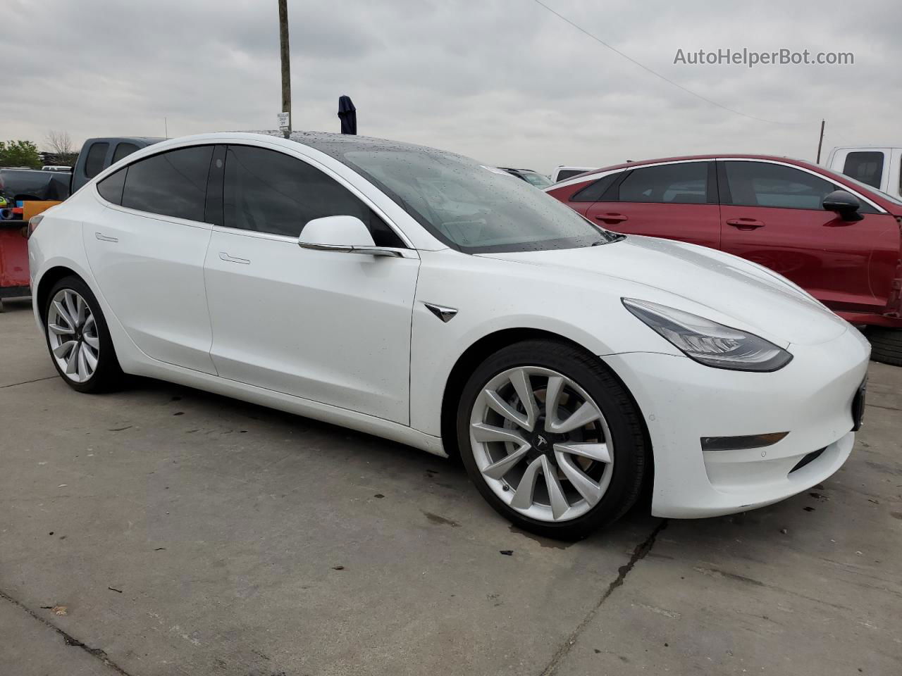 2020 Tesla Model 3  Белый vin: 5YJ3E1EA5LF797986