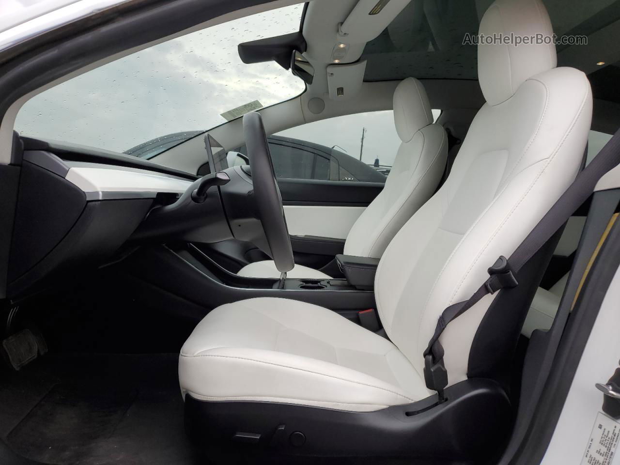 2020 Tesla Model 3  White vin: 5YJ3E1EA5LF797986