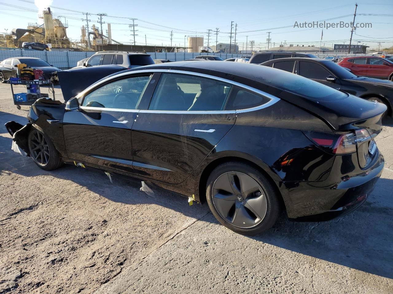 2020 Tesla Model 3  Black vin: 5YJ3E1EA5LF798913