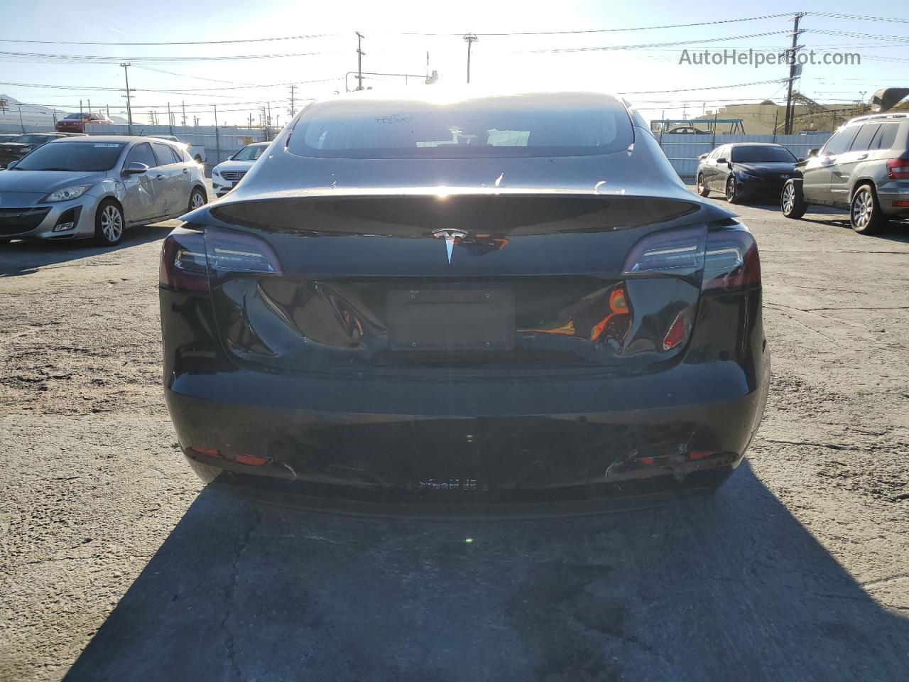 2020 Tesla Model 3  Black vin: 5YJ3E1EA5LF798913