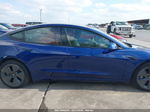 2021 Tesla Model 3 Standard Range Plus Rear-wheel Drive Синий vin: 5YJ3E1EA5MF023478