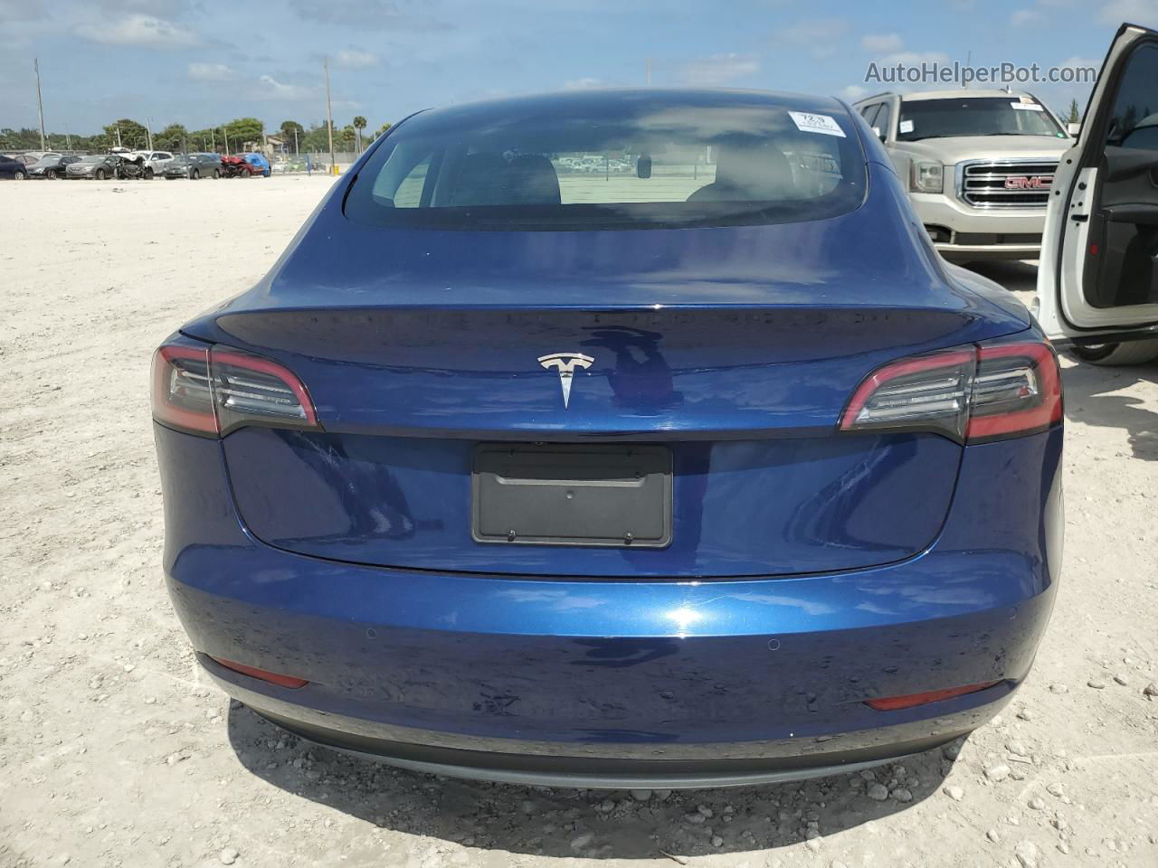 2021 Tesla Model 3  Blue vin: 5YJ3E1EA5MF919344