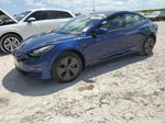 2021 Tesla Model 3  Blue vin: 5YJ3E1EA5MF919344