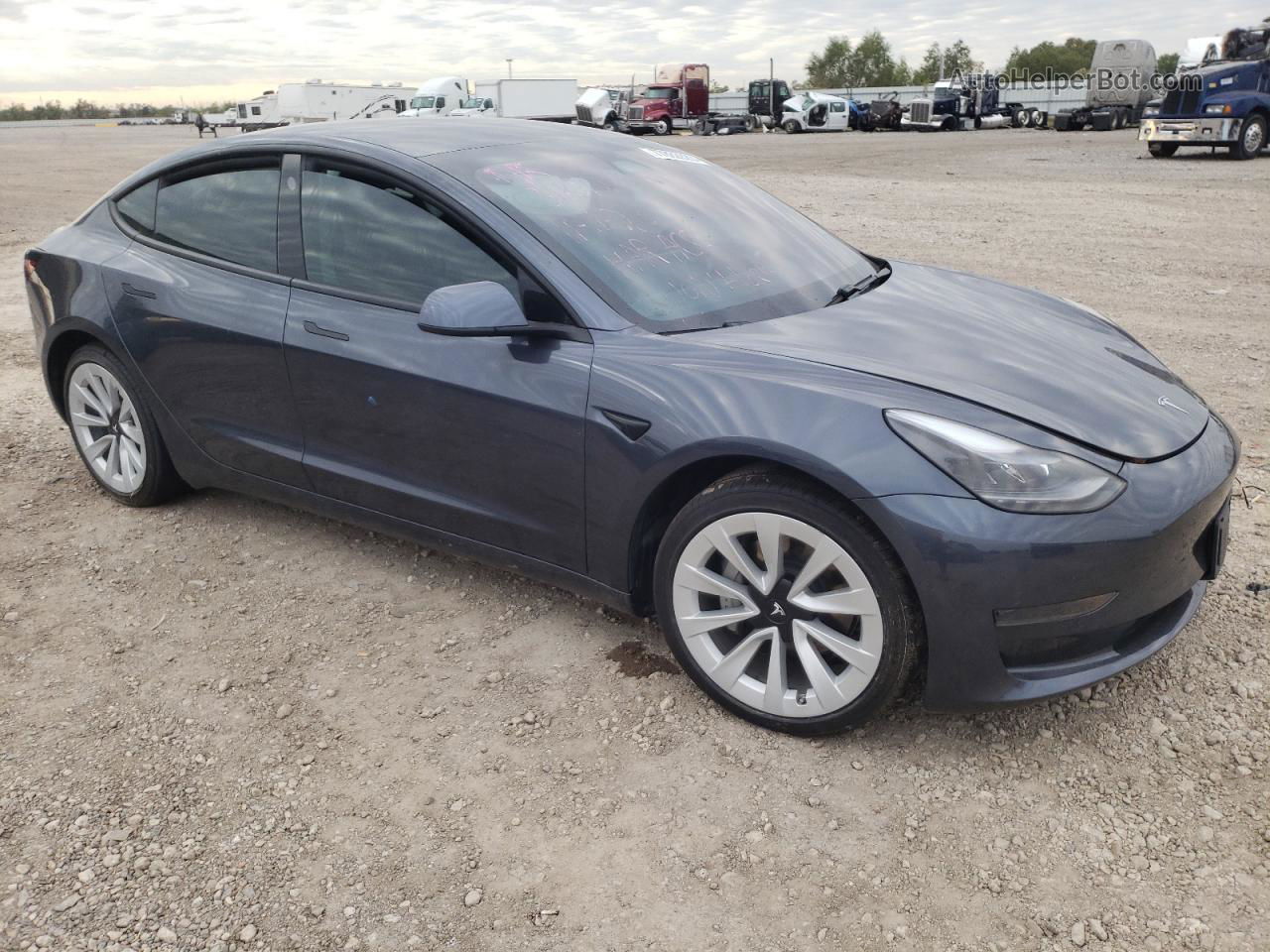 2021 Tesla Model 3  Серый vin: 5YJ3E1EA5MF927847