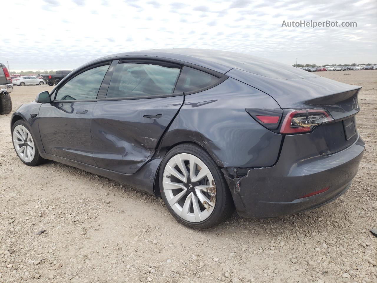 2021 Tesla Model 3  Gray vin: 5YJ3E1EA5MF927847