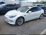 2021 Tesla Model 3 Standard Range Plus Rear-wheel Drive White vin: 5YJ3E1EA5MF977888