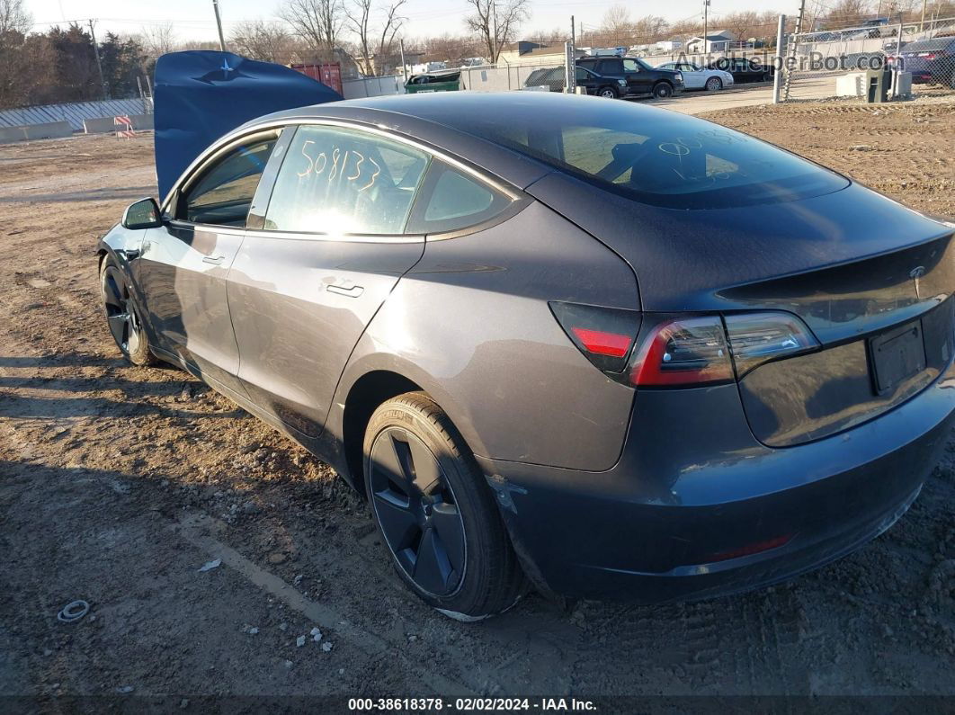 2021 Tesla Model 3 Standard Range Plus Rear-wheel Drive Gray vin: 5YJ3E1EA5MF980984