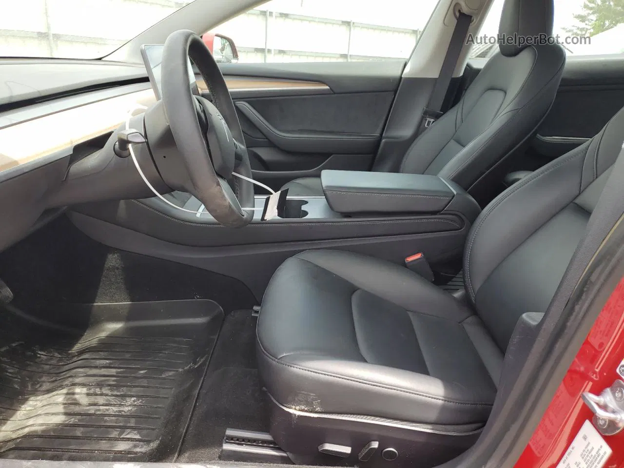 2021 Tesla Model 3  Красный vin: 5YJ3E1EA5MF988597