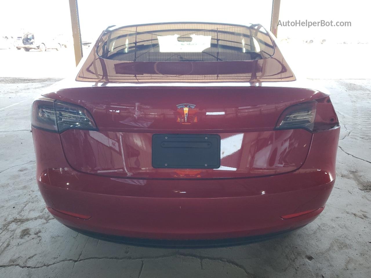 2022 Tesla Model 3  Red vin: 5YJ3E1EA5NF186312