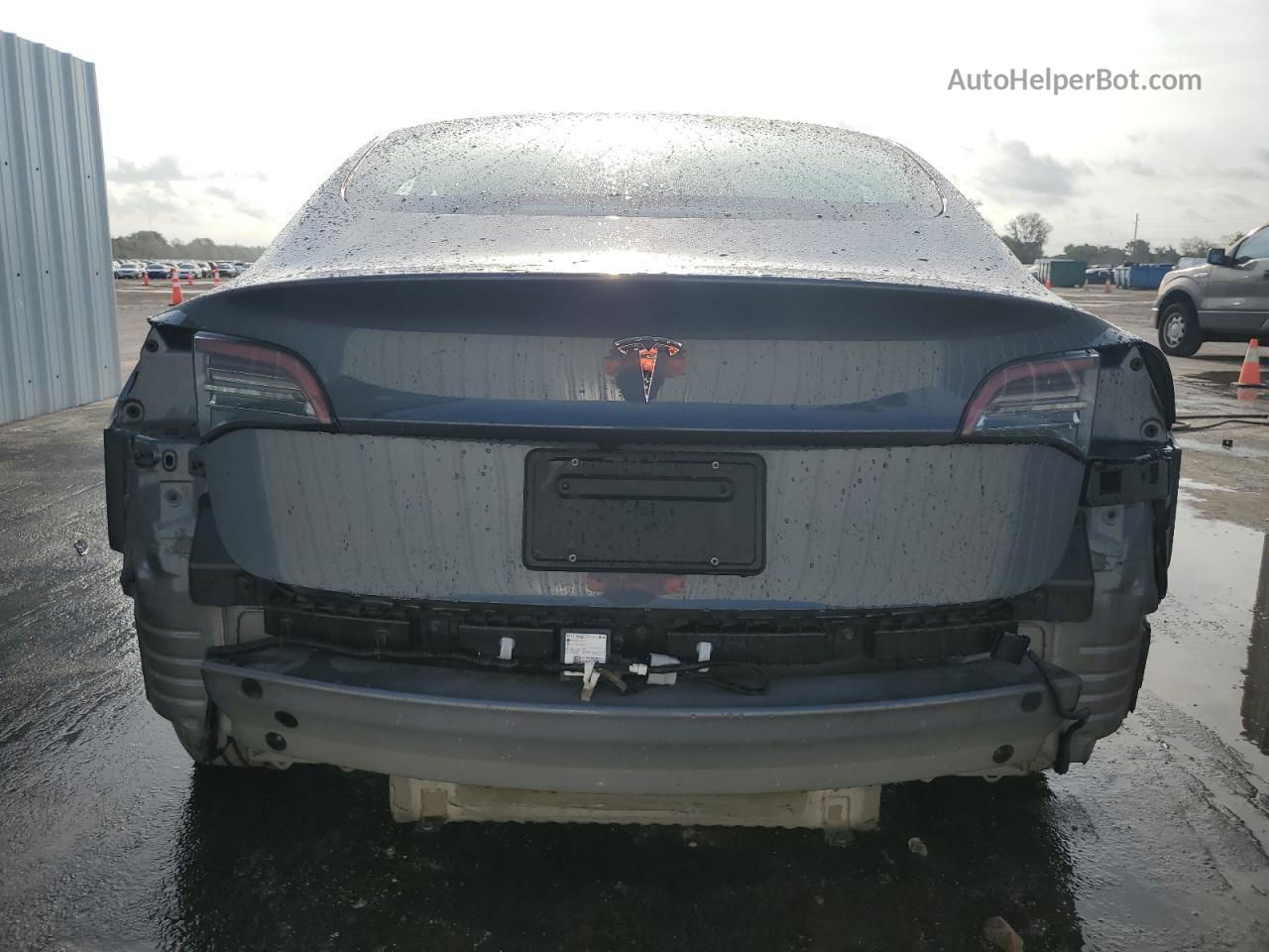 2022 Tesla Model 3  Gray vin: 5YJ3E1EA5NF287060