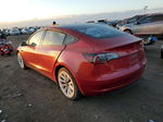 2022 Tesla Model 3  Red vin: 5YJ3E1EA5NF287432