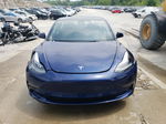 2022 Tesla Model 3  Blue vin: 5YJ3E1EA5NF369435