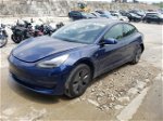 2022 Tesla Model 3  Blue vin: 5YJ3E1EA5NF369435